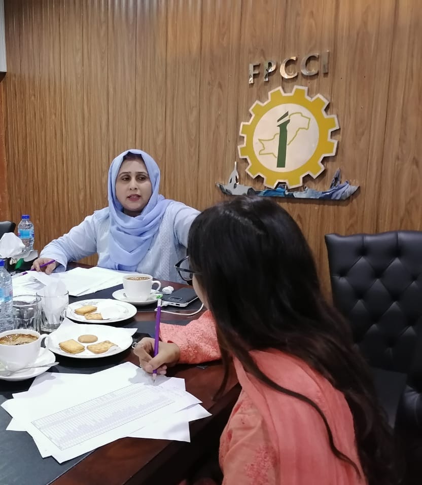 FEDERATION OF PAKISTAN CHAMBER OF COMMERCE AND INDUSTRY PAKISTAN FPCCI, SHAGUFTA RAHMAN